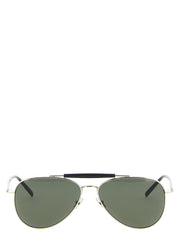 Saint Laurent Silver Acetate Sunglasses