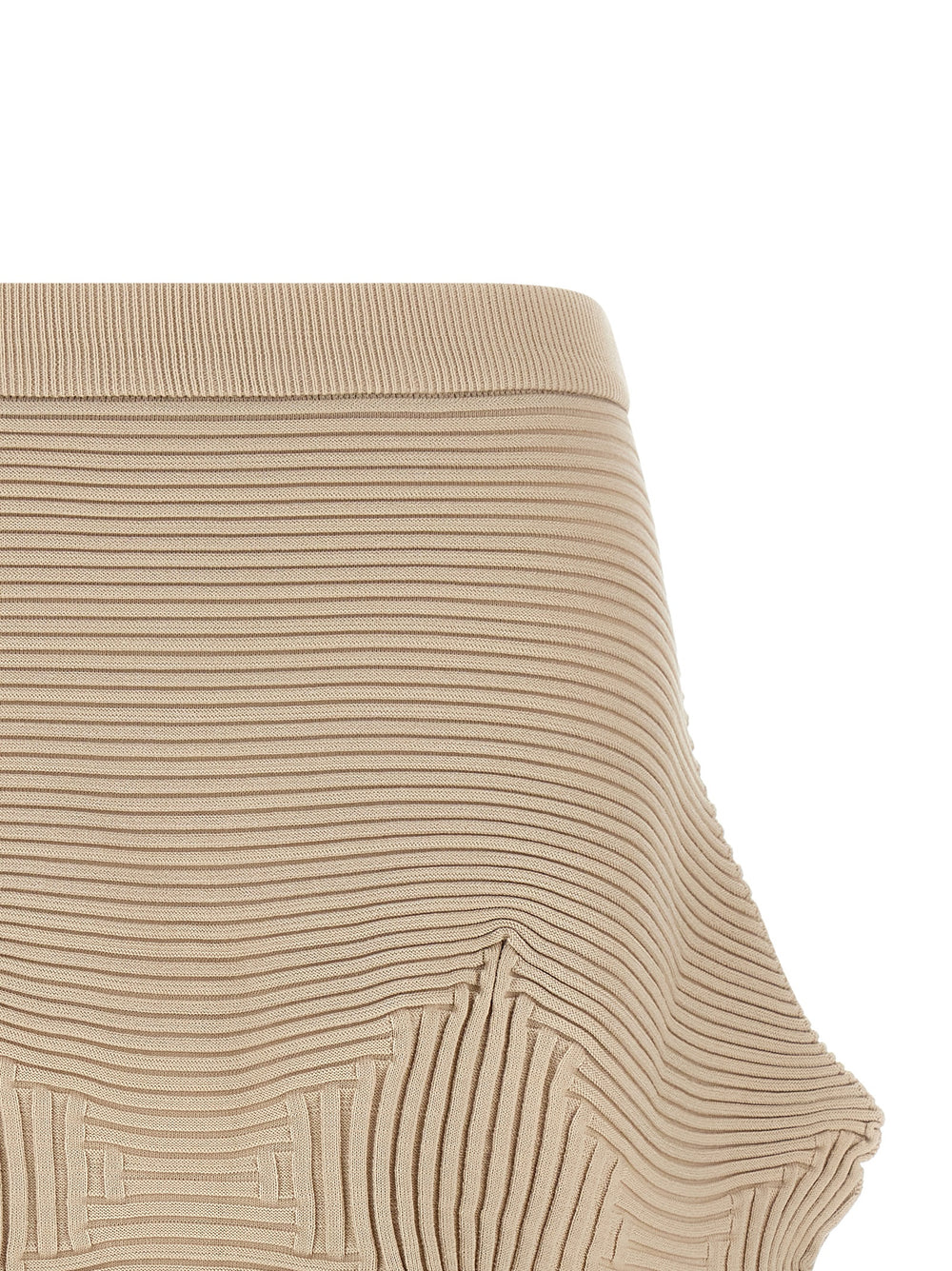 Issey Miyake Beige Polyester Midi Skirt - 2