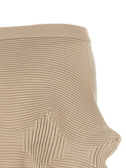 Issey Miyake Beige Polyester Midi Skirt - 2