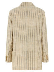 Blazé Milano Beige Cotton Blazer