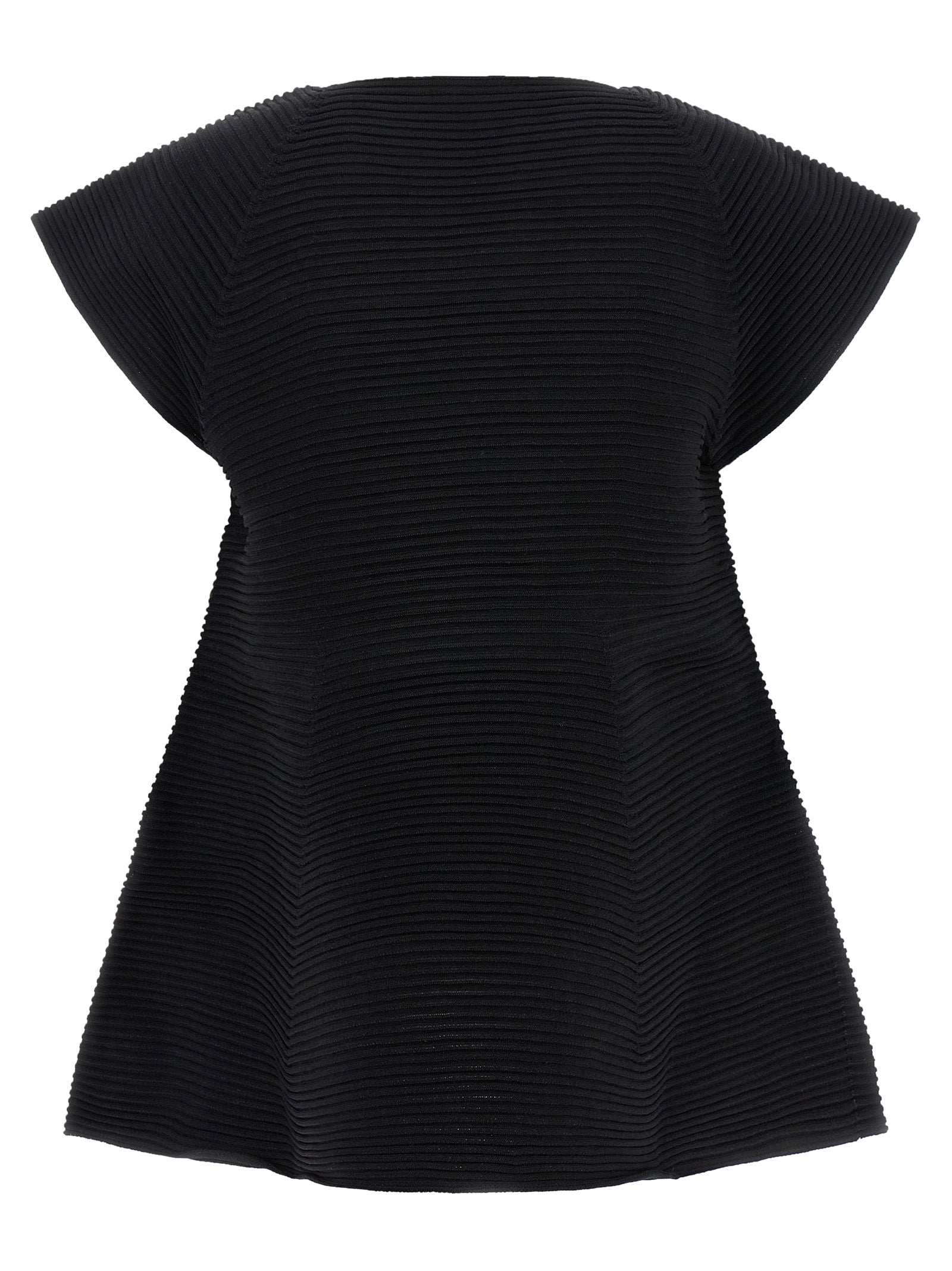 Issey Miyake Black Polyester Short Dress - 2