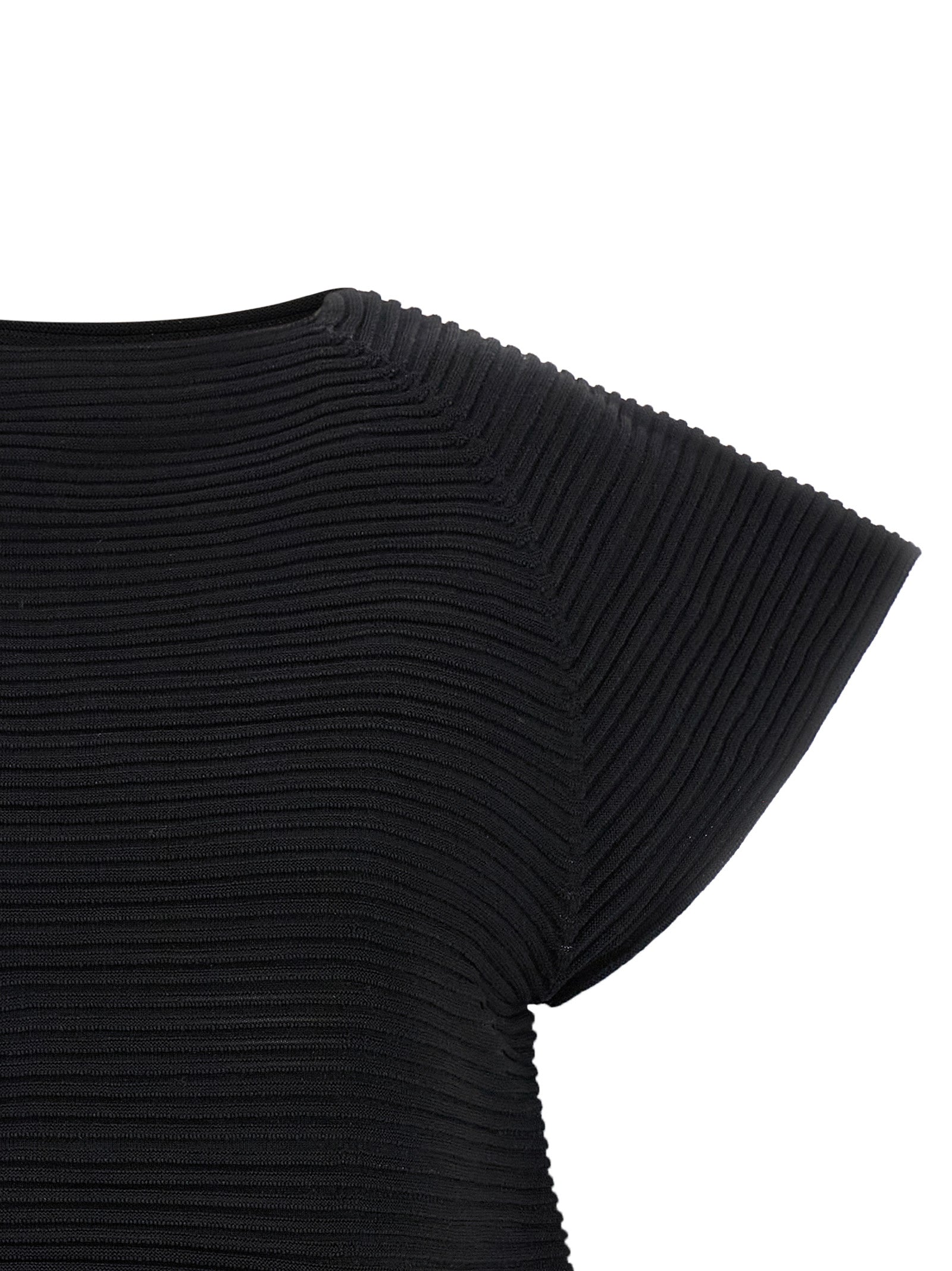Issey Miyake Black Polyester Short Dress - 2