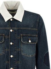 Namacheko Blue Cotton Denim Jacket