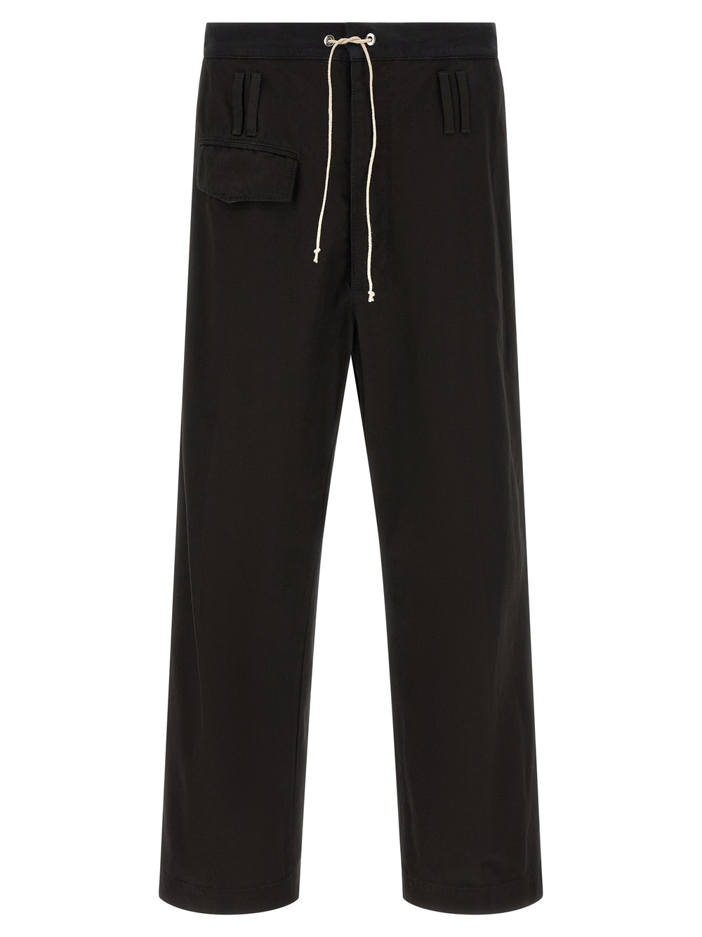 Namacheko Black Cotton Casual Pants - L