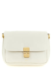 A.P.C. White Cowhide Crossbody Bag