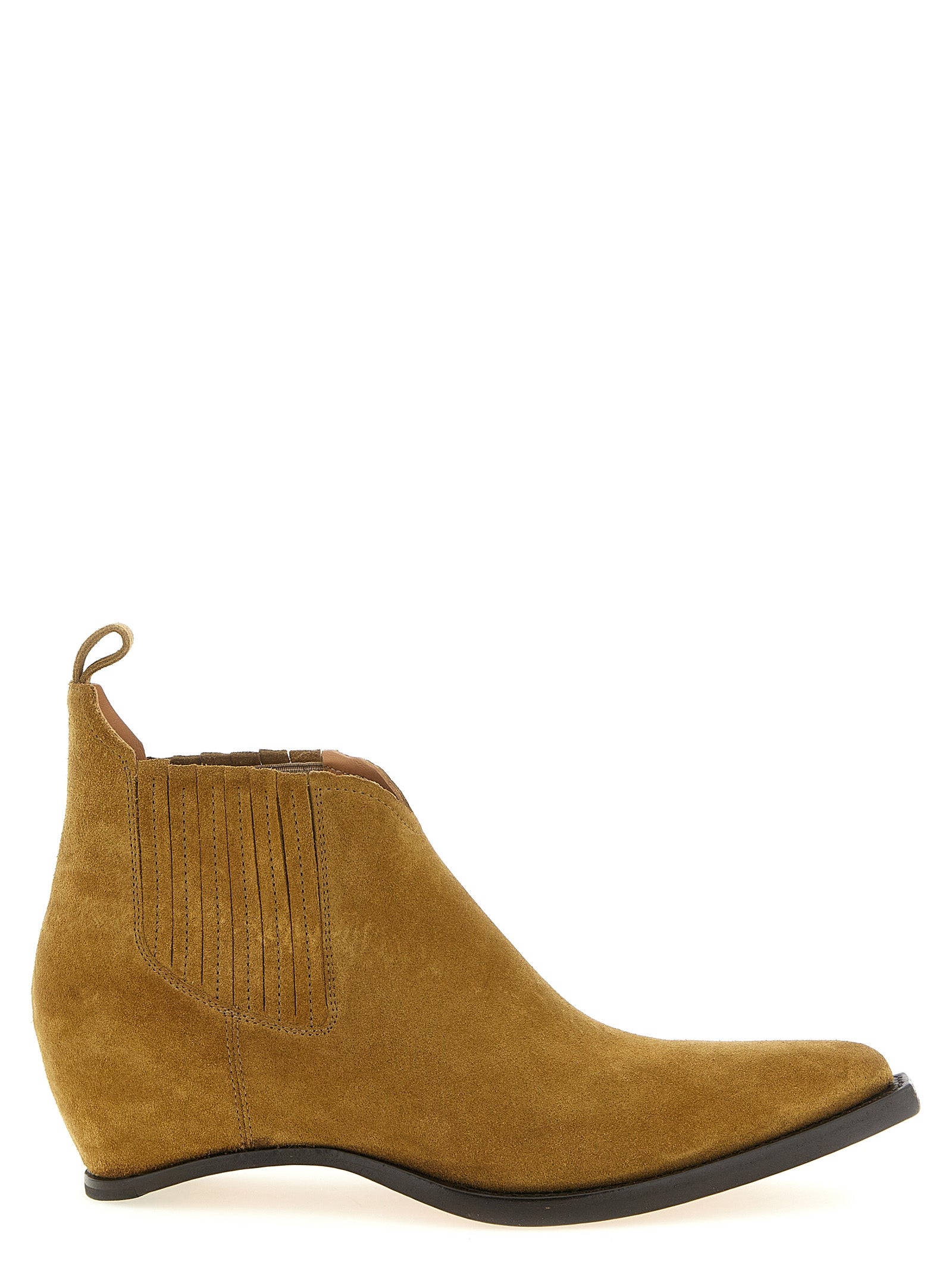 Maison Margiela Brown Bovine Leather Ankle Boots - EU43/US10