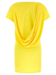 Jacquemus Bicolor Viscose Short Dress