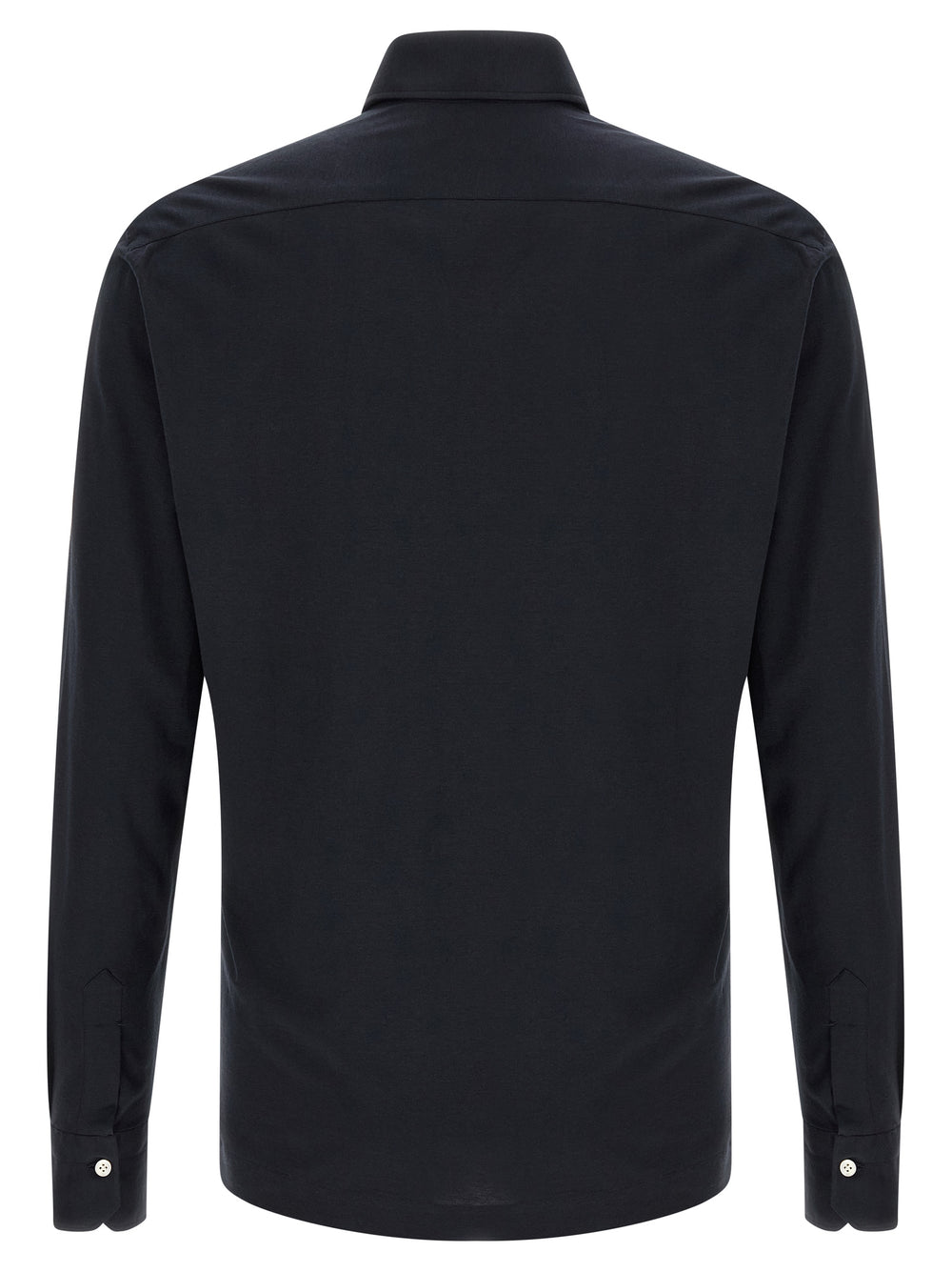 Kiton Blue Cotton Polo Shirt