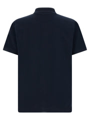 Fendi Blue Cotton Polo Shirt