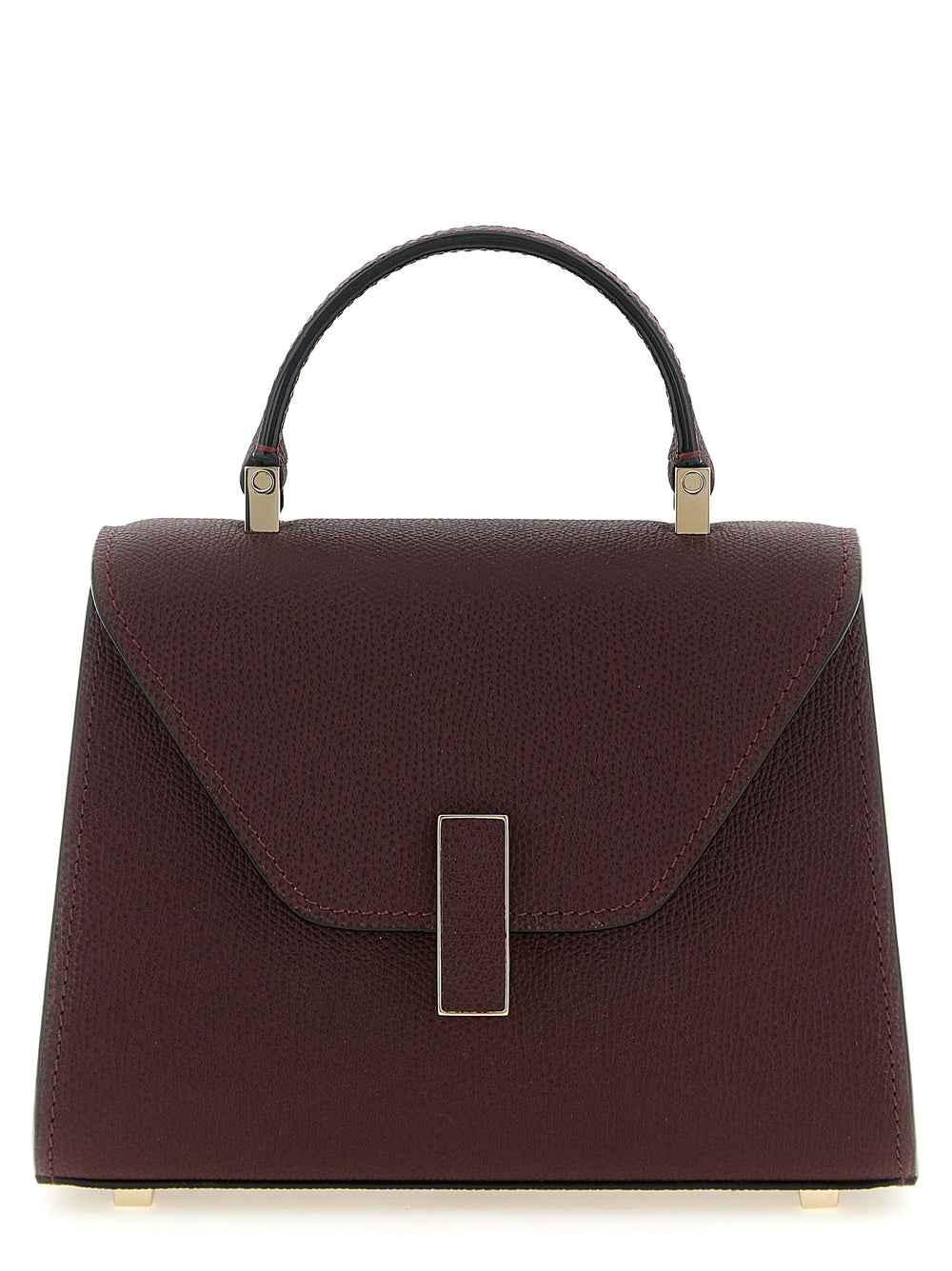 Valextra Bordeaux Calfskin Crossbody Bag