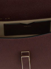 Valextra Bordeaux Calfskin Crossbody Bag