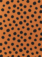 Valentino Garavani Brown Silk Scarf