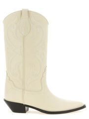 Sonora White Calfskin Chelsea Boots