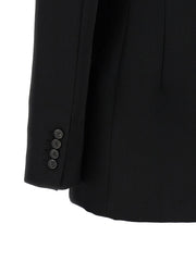 The Attico Black Virgin Wool Blazer - IT38