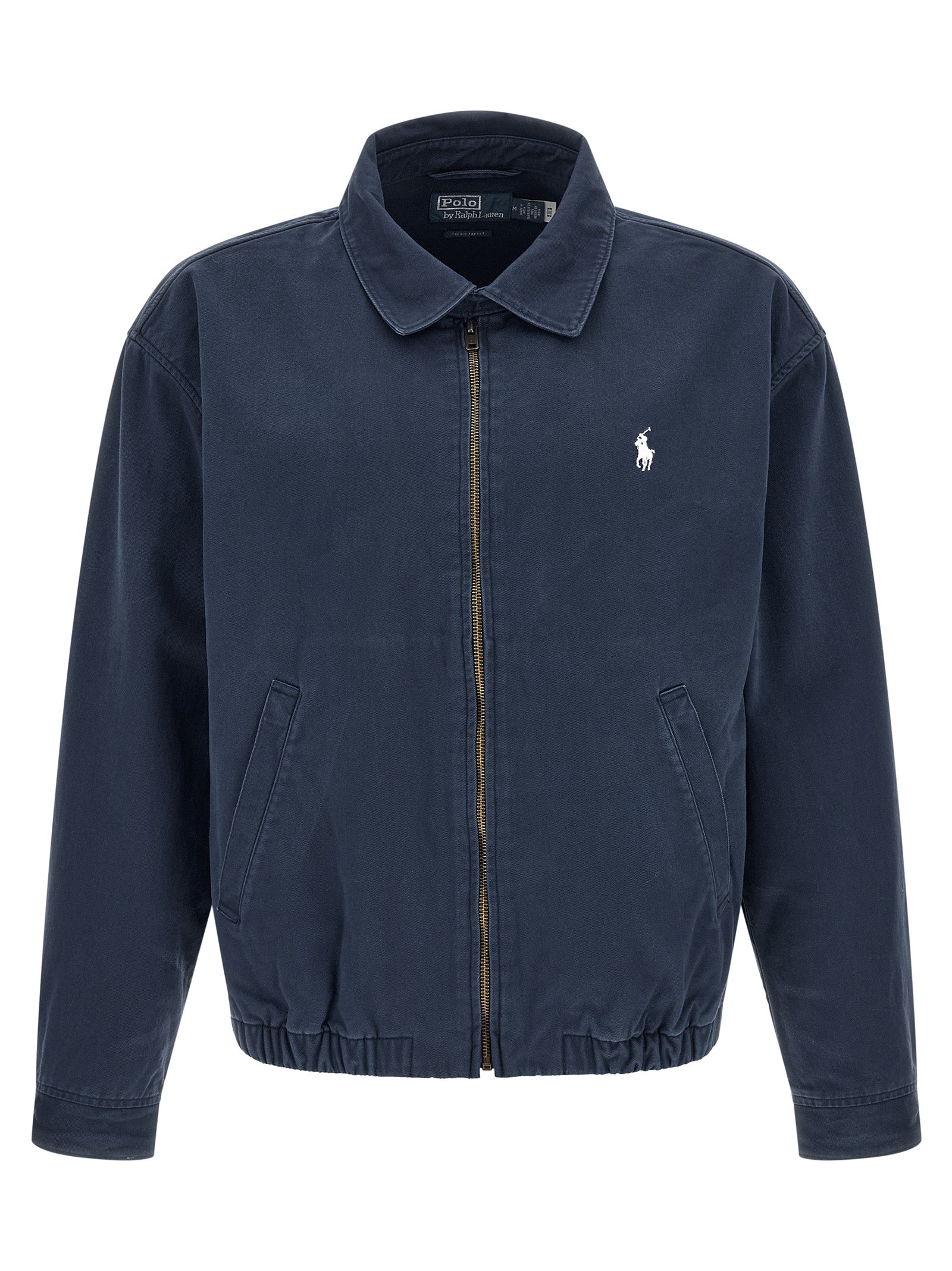 Polo Ralph Lauren Blue Cotton Full-Length Jacket - XXL