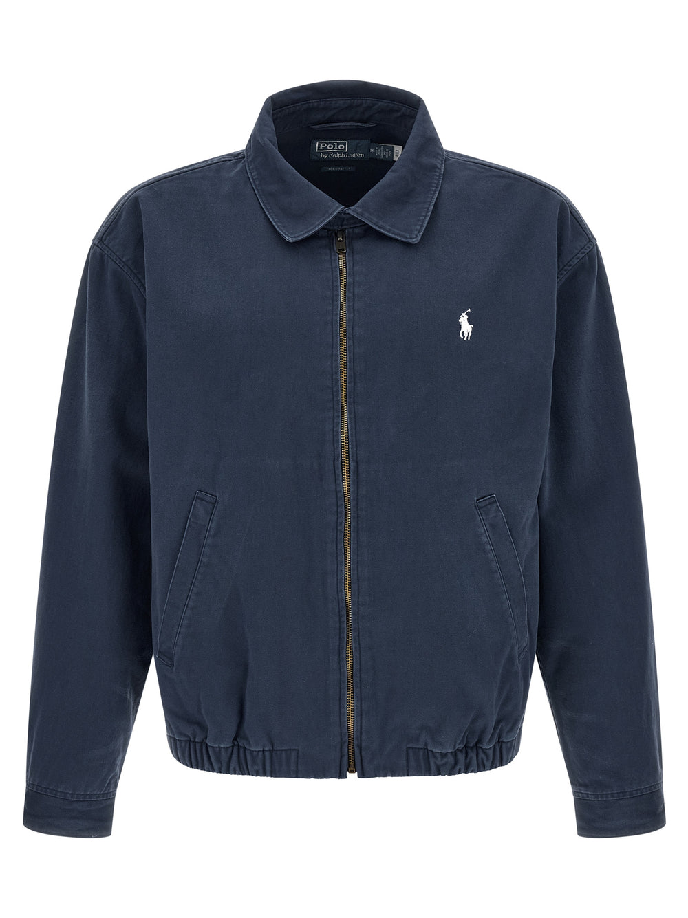 Polo Ralph Lauren Blue Cotton Full-Length Jacket - XXL