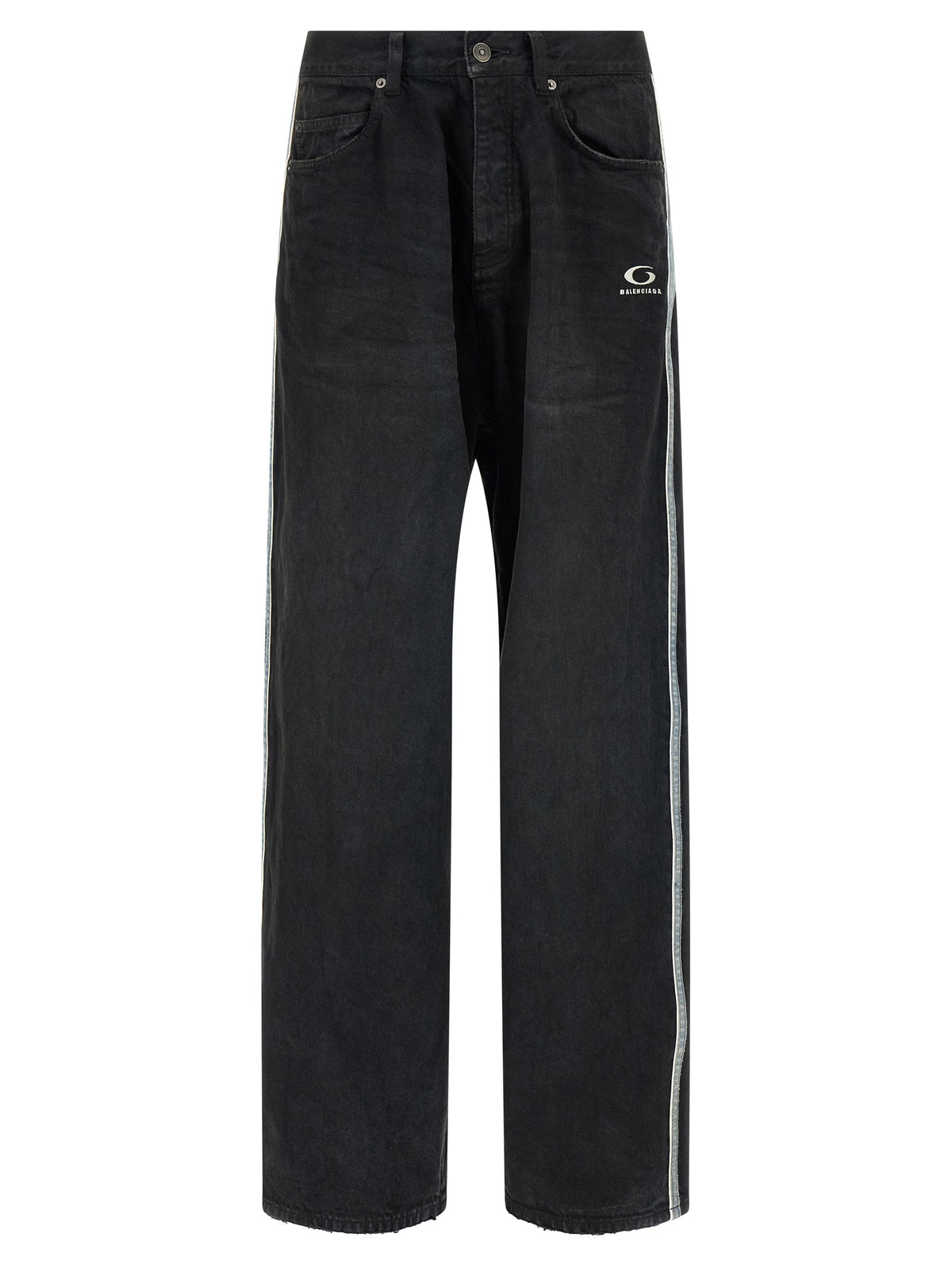 Balenciaga Black Cotton Flared Jeans - W31