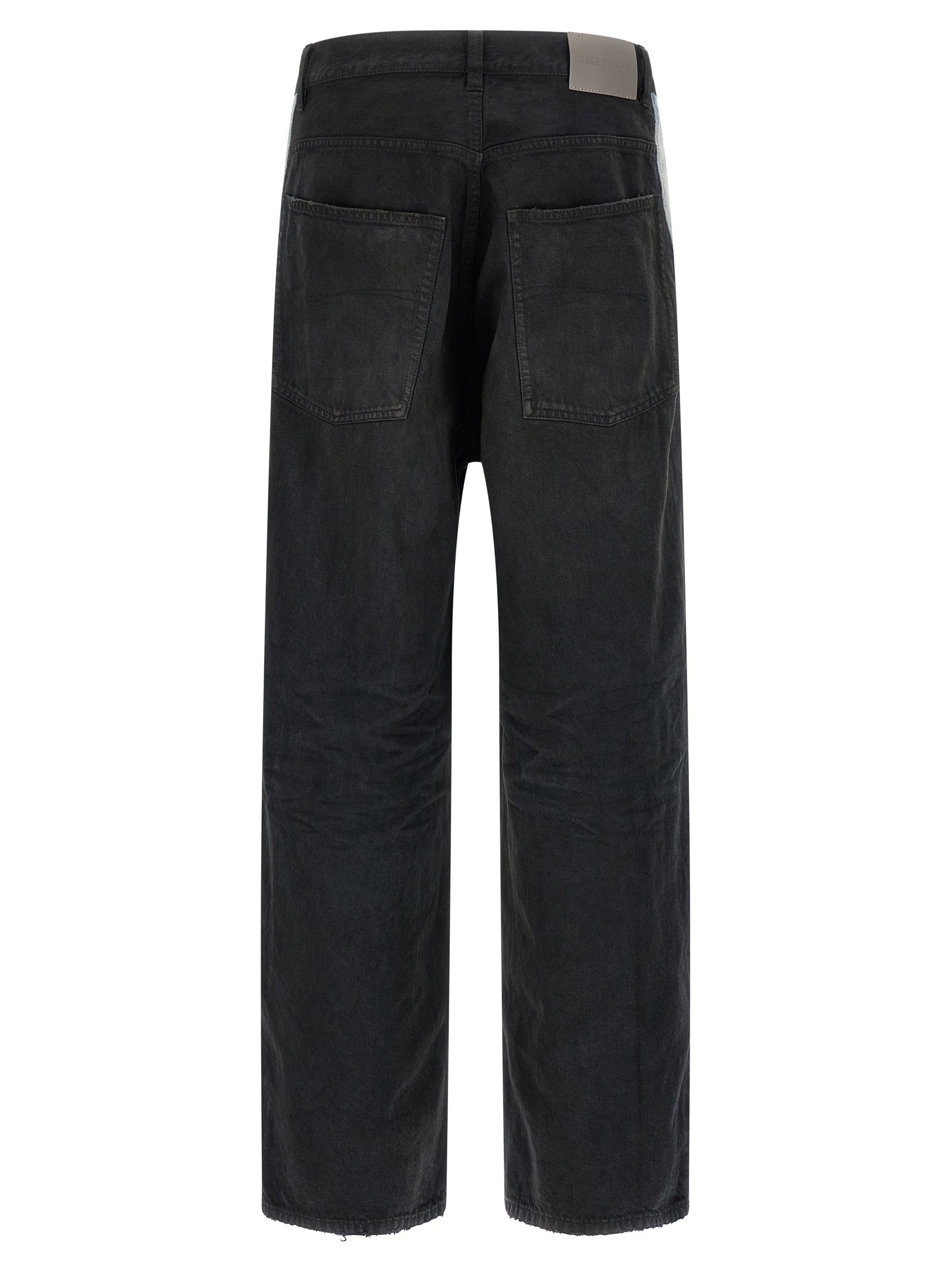 Balenciaga Black Cotton Flared Jeans - W31