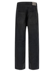 Balenciaga Black Cotton Flared Jeans - W31