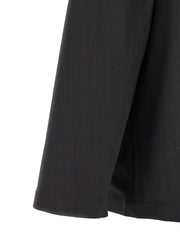 SECOND/LAYER Gray Polyester Blouse
