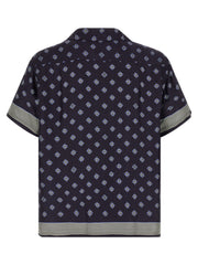 BODE Blue Silk Blouse