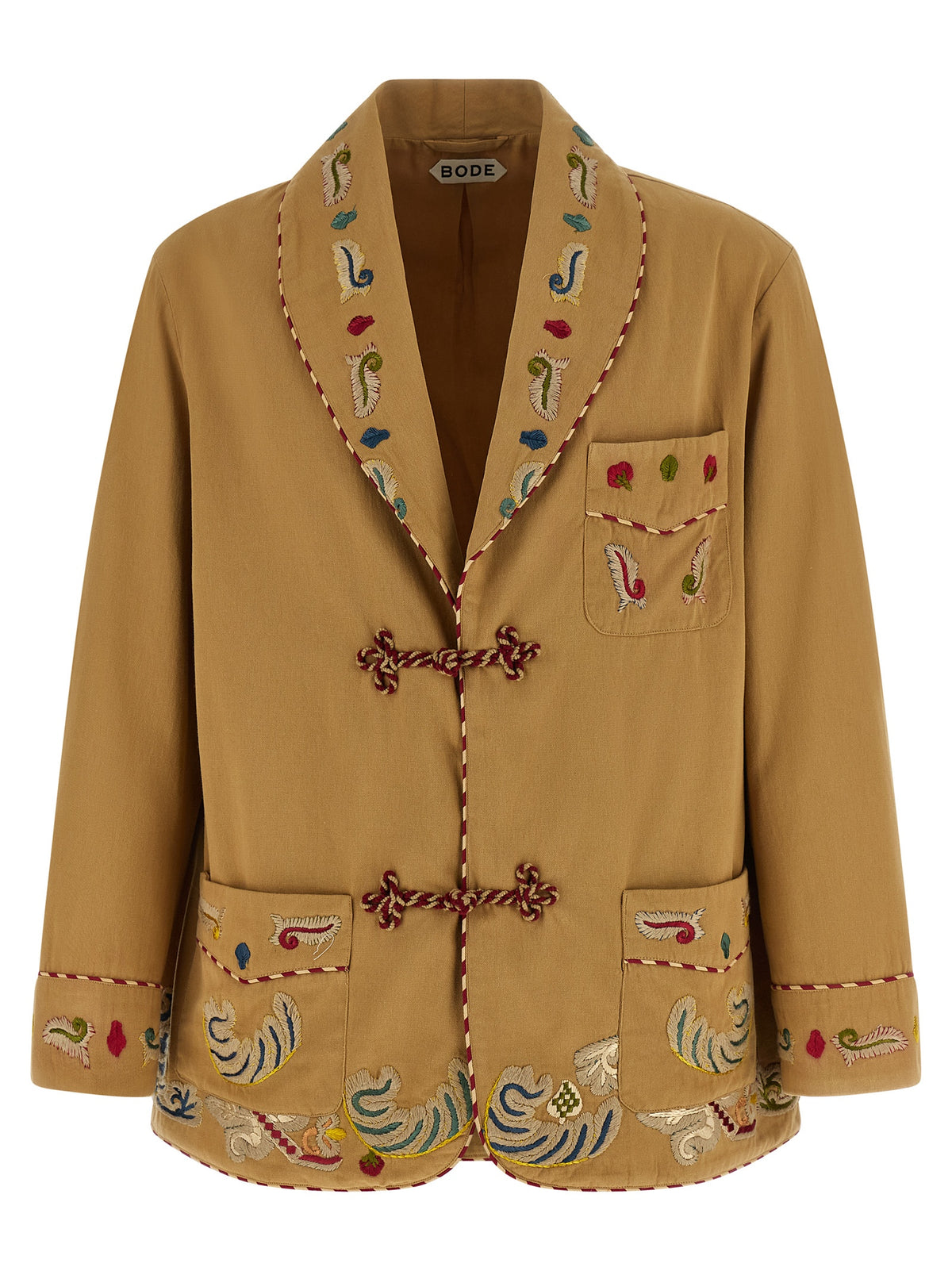 BODE Beige Cotton Blazer