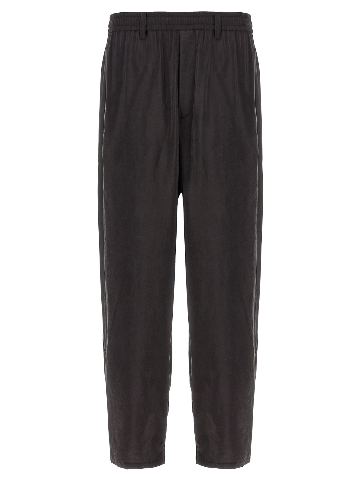 SSSTEIN Brown Silk Athletic Pants
