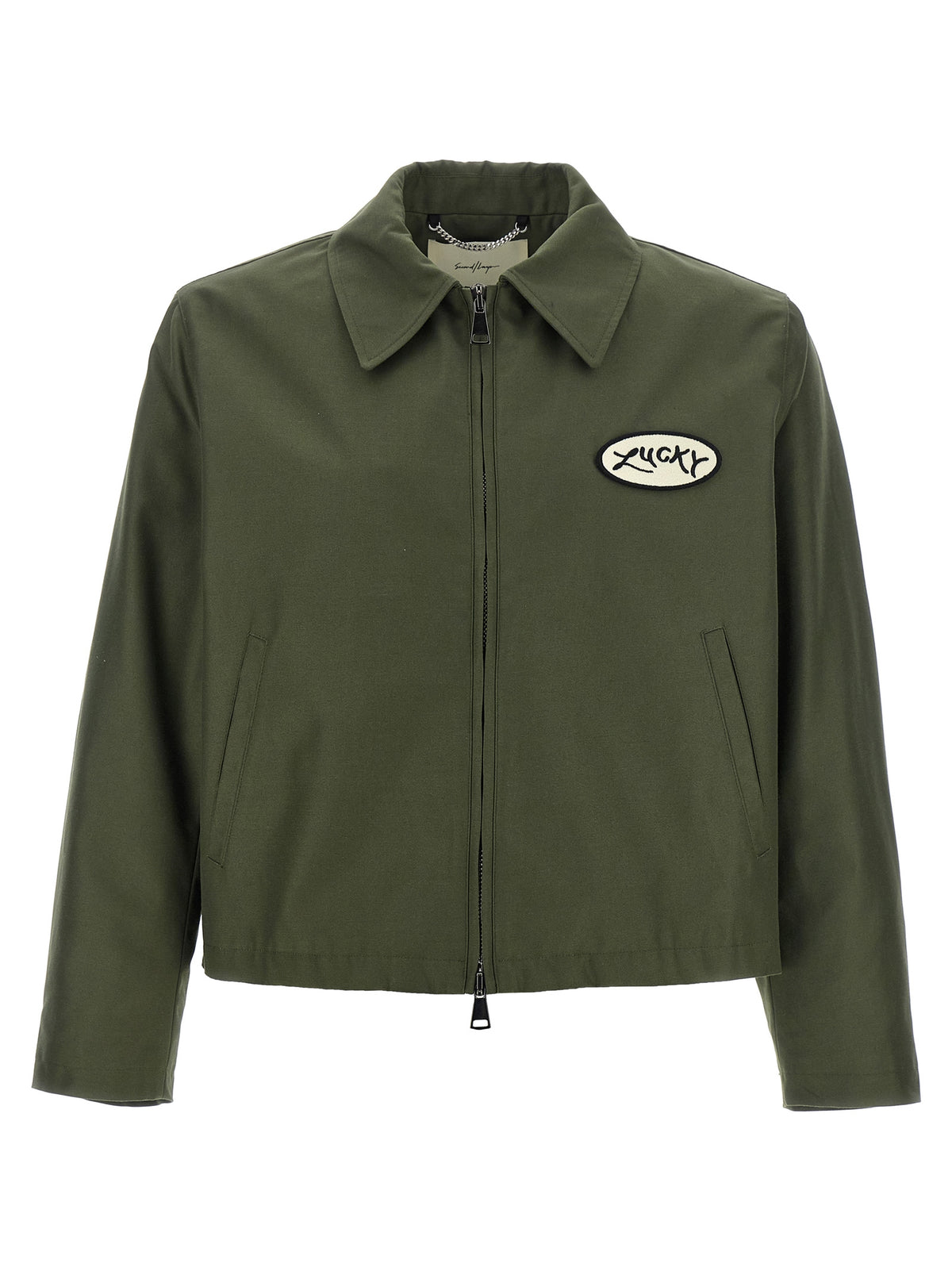 SECOND/LAYER Bicolor Polyester Full-Length Jacket