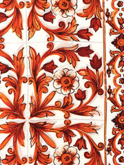 Dolce & Gabbana Orange Silk Foulard