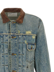 PALY Blue Cotton Denim Jacket