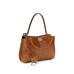 Balenciaga Brown Lamb Ovis Aries Aries Shoulder Bag