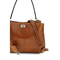 Balenciaga Brown Lamb Ovis Aries Aries Shoulder Bag