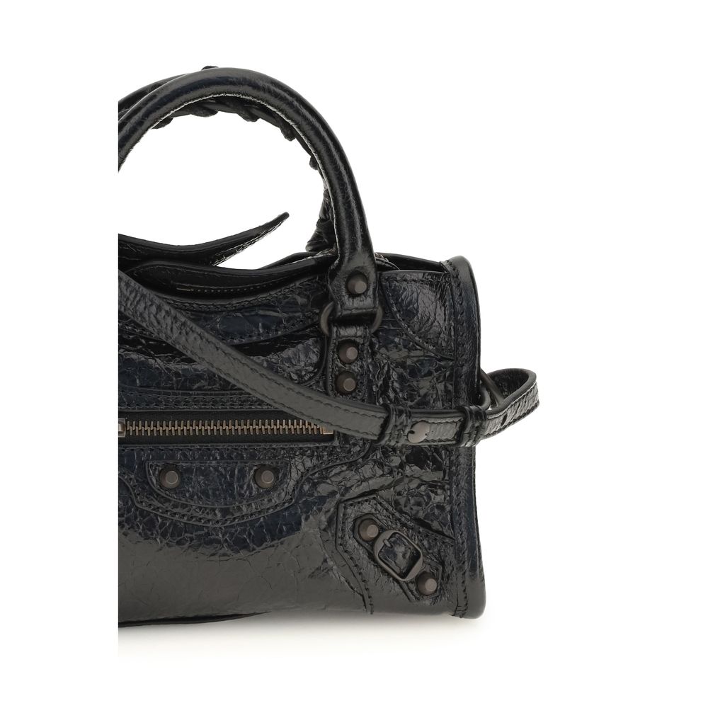 Balenciaga Black Lamb Ovis Aries Aries Shoulder Bag