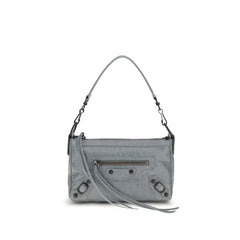 Balenciaga Gray Lamb Ovis Aries Aries Shoulder Bag
