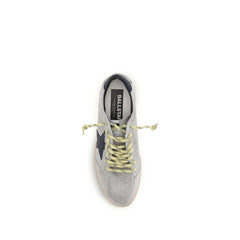 Golden Goose Gray Calf Leather Bos Taurus Sneakers