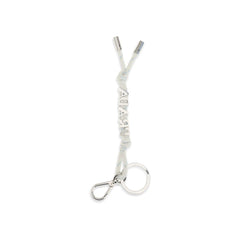 Prada White Recycled Polyamide Keychain