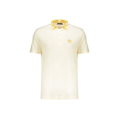 Versace Bicolor Cotton Polo Shirt