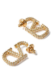 Valentino Garavani Gold Brass Earrings