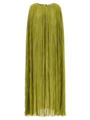 FEDERICA BONIFACI Bicolor Silk Long Dress