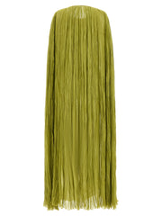 FEDERICA BONIFACI Bicolor Silk Long Dress