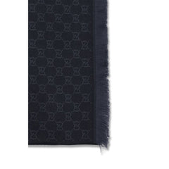 Gucci Black Wool Scarf