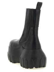 Kotníkové boty Rick Owens z černého ramie