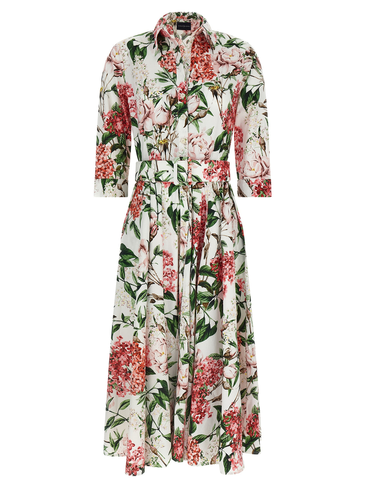SAMANTHA SUNG Multicolor Cotton Midi Dress