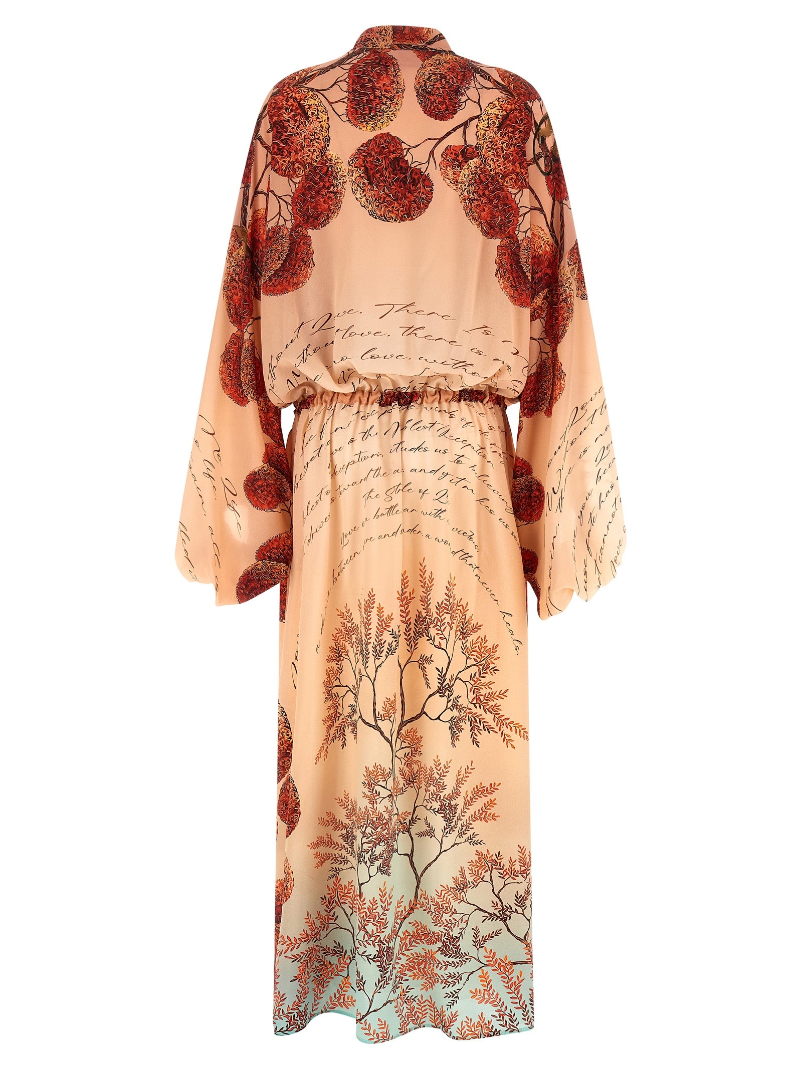 F.R.S. - FOR RESTLESS SLEEPERS Multicolor Silk Long Dress