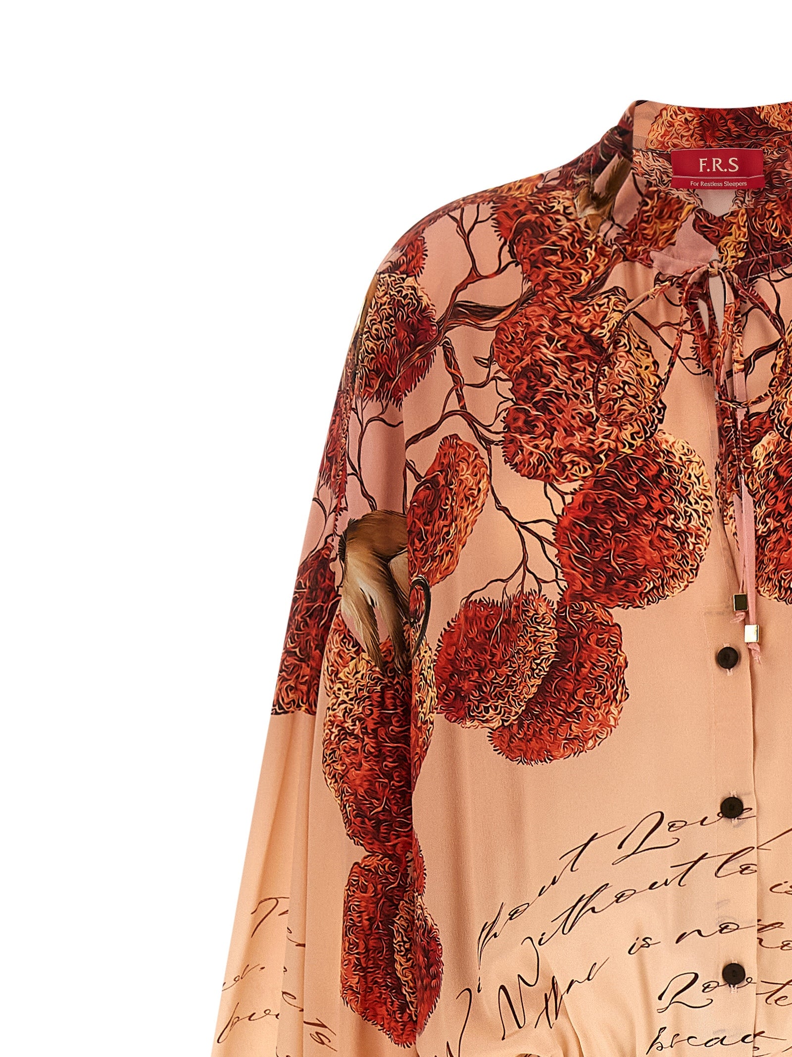 F.R.S. - FOR RESTLESS SLEEPERS Multicolor Silk Long Dress