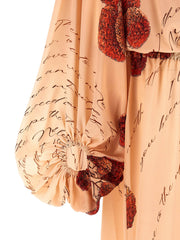 F.R.S. - FOR RESTLESS SLEEPERS Multicolor Silk Long Dress
