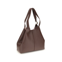 Coccinelle Brown Calf Leather Bos Taurus Shoulder Bag