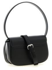 Diesel Black Cowhide Shoulder Bag