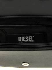 Diesel Black Cowhide Shoulder Bag