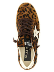 Golden Goose Brown Cowhide Low Top Sneakers